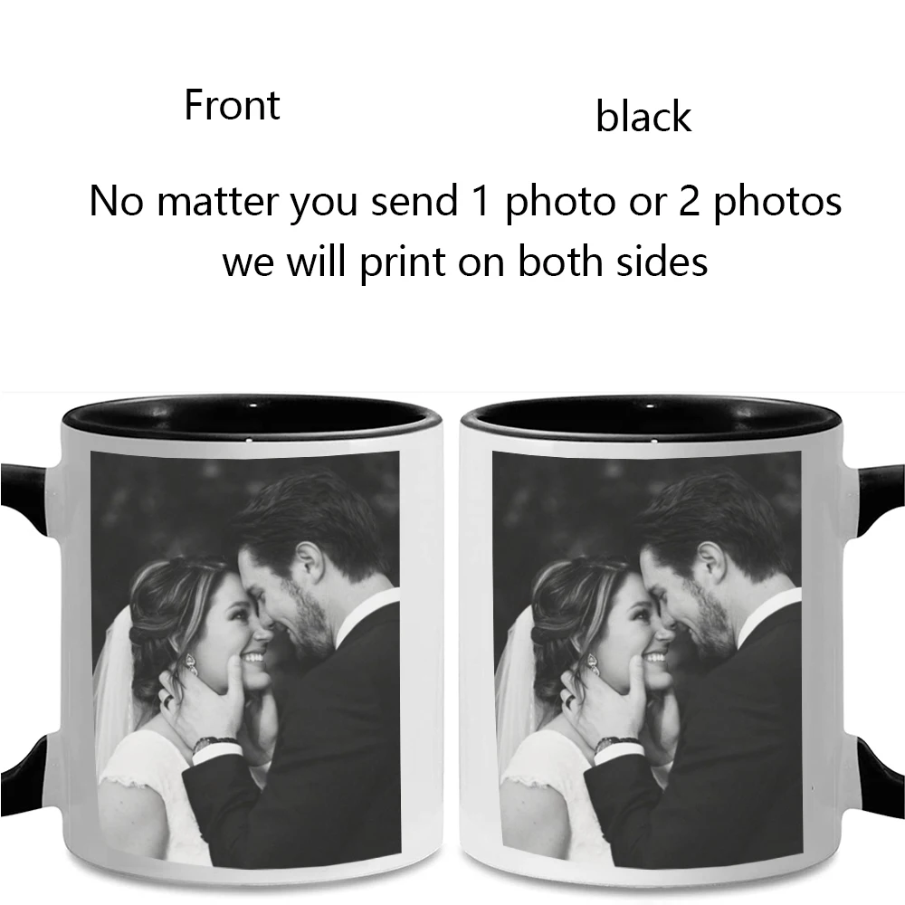 Personalized Photo Mug, Customize Family, Kids,Lovers,Logo, Text, Dog, Cat ,photos Mugs, Tea Milk Cup, Mother's Day Gift – Image 2
