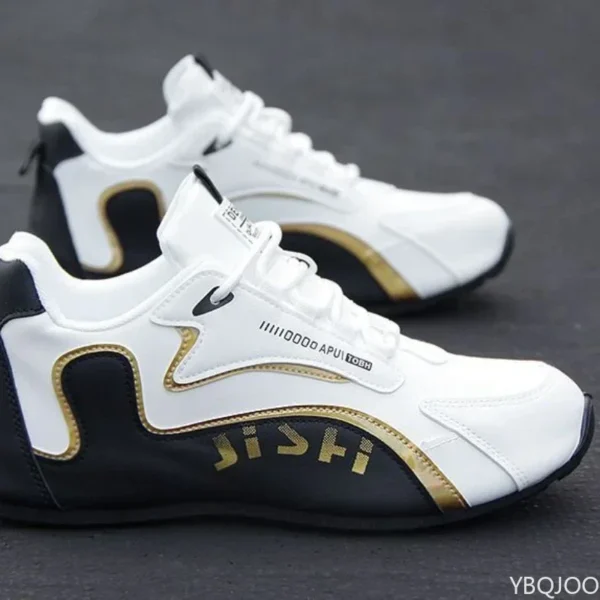 Men's Waterproof PU Leather Sneakers – Lightweight & Non-Slip – Image 3