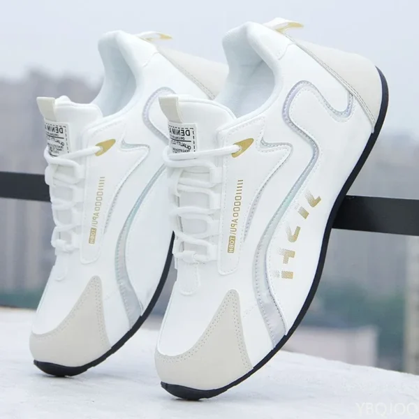 Men's Waterproof PU Leather Sneakers – Lightweight & Non-Slip – Image 2