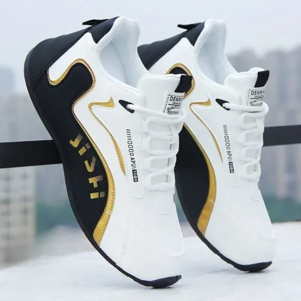 Men's Waterproof PU Leather Sneakers – Lightweight & Non-Slip – Image 8