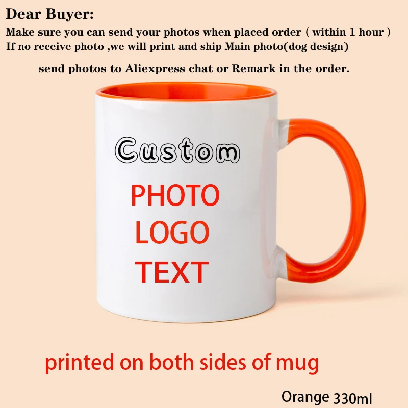 Personalized Photo Mug, Customize Family, Kids,Lovers,Logo, Text, Dog, Cat ,photos Mugs, Tea Milk Cup, Mother's Day Gift – Image 15