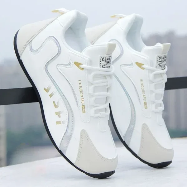Men's Waterproof PU Leather Sneakers – Lightweight & Non-Slip – Image 7