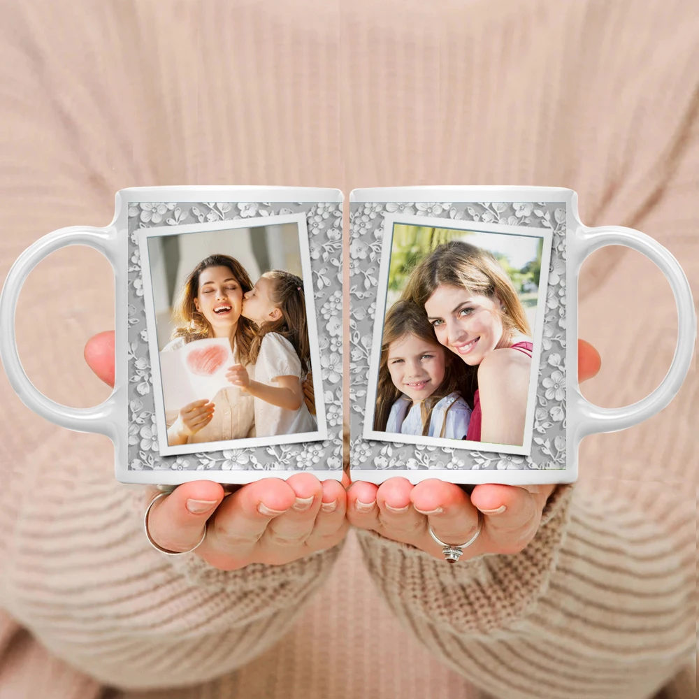 Personalized Photo Mug, Customize Family, Kids,Lovers,Logo, Text, Dog, Cat ,photos Mugs, Tea Milk Cup, Mother's Day Gift – Image 5