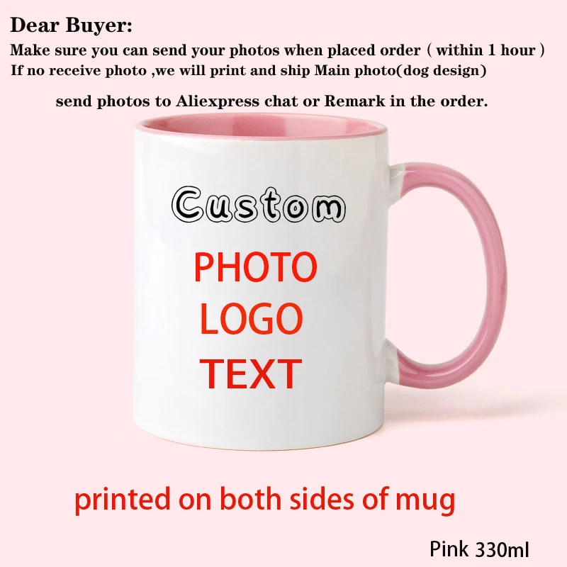 Personalized Photo Mug, Customize Family, Kids,Lovers,Logo, Text, Dog, Cat ,photos Mugs, Tea Milk Cup, Mother's Day Gift – Image 14
